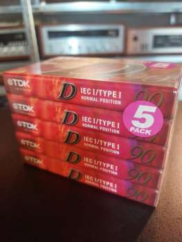 Preview: TDK D  Type 1 Audio Kassetten 25 Stück original verpackt OVP